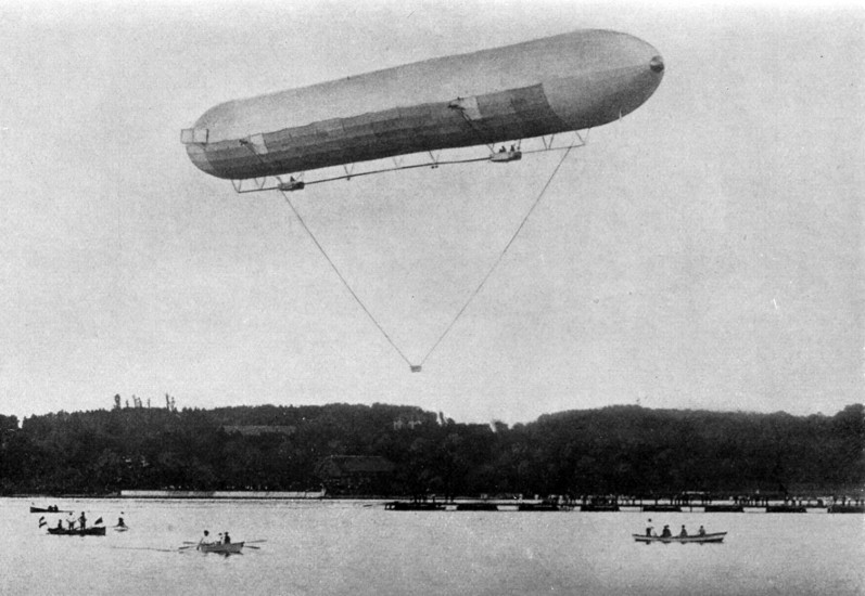 Pierwszy lot LZ1 nad jez. Bodeńskim – 2 lipca 1900