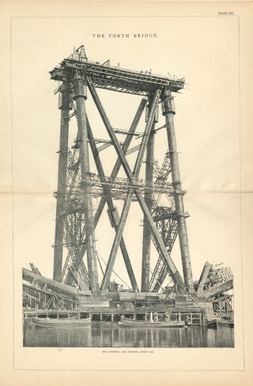 Most w trakcie budowy – dźwigar wspornikowy