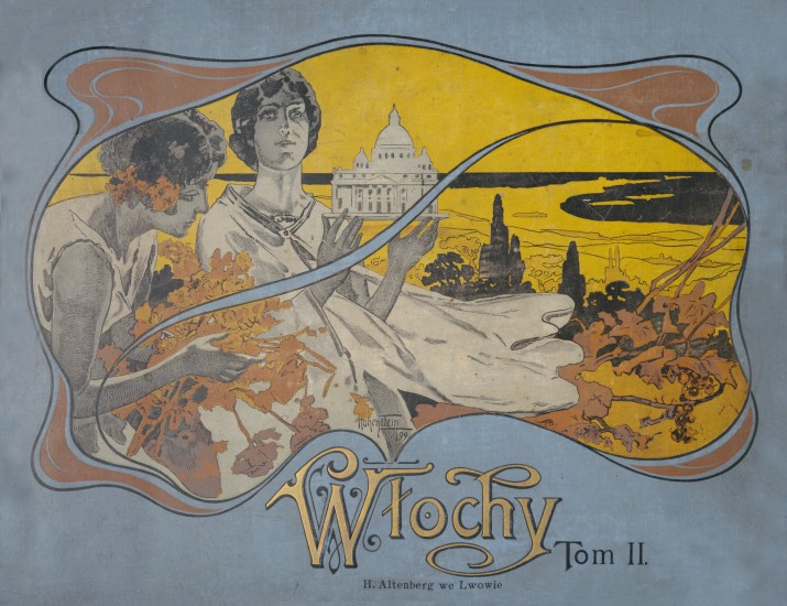 Okładka przednia albumu Włochy: zbiór 2000 artystycznych zdjęć [...]